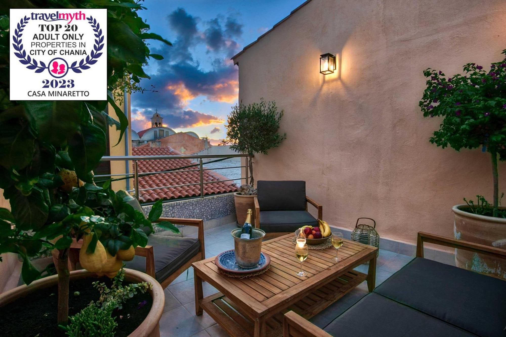 Casa Minaretto Chrissi Akti Chania Exterior foto